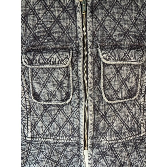 Isabel Marant Étoile Deliona Quilted Jacket – Light Blue | Size 2 - Picture 15 of 16